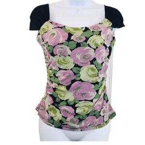 I.N.C International Concepts Floral Blouse Size M